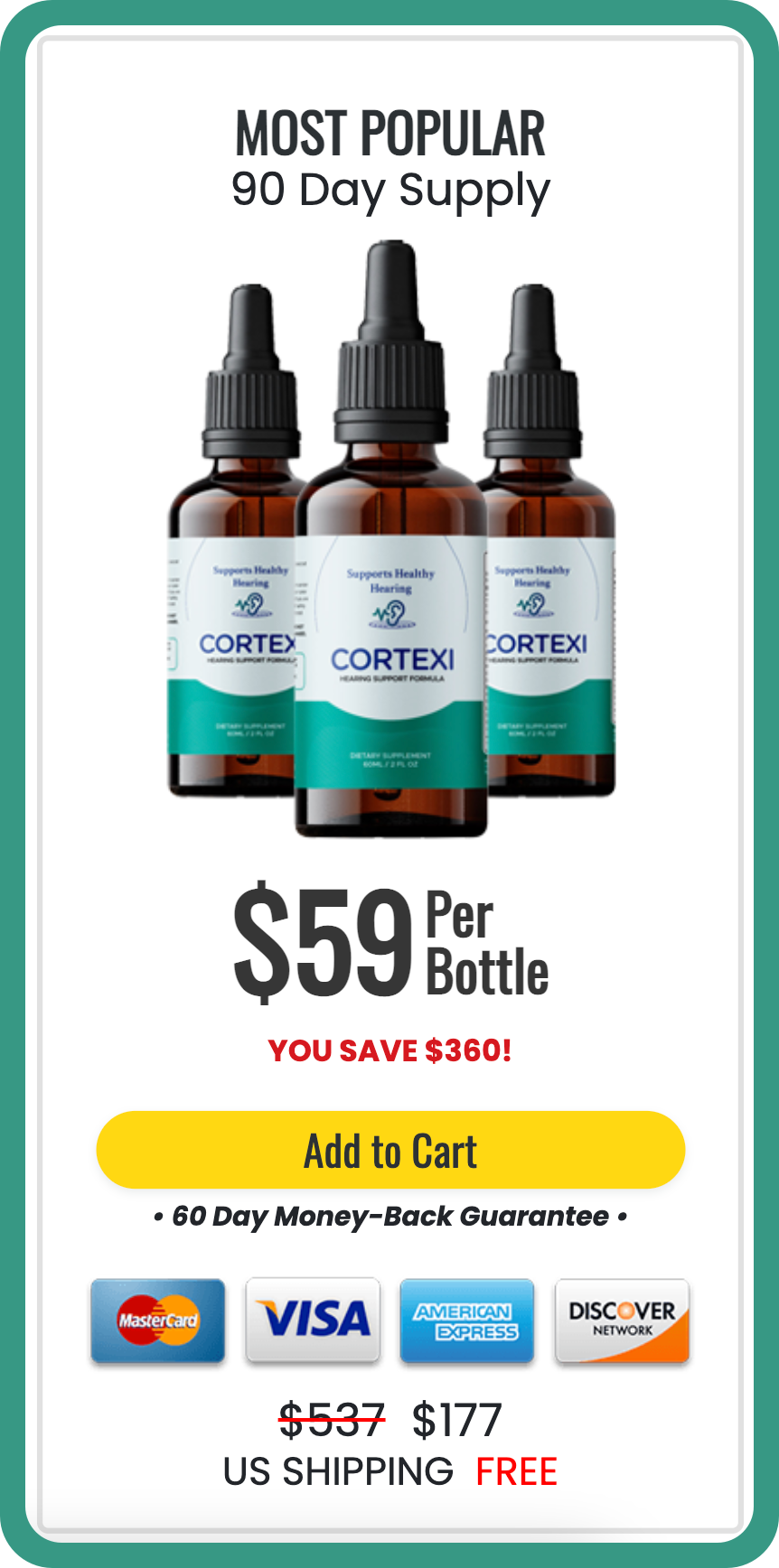 Cortexi™ - 3 Bottle